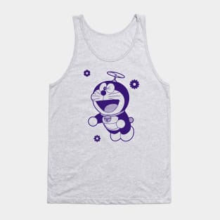 DORAEMON - groovy tie dye Tank Top